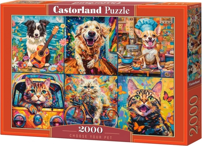 Puzzle vyber si svojho miláčika 2000 dielikov