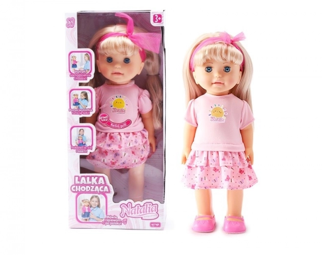Chodiaca bábika Natalia 40 cm