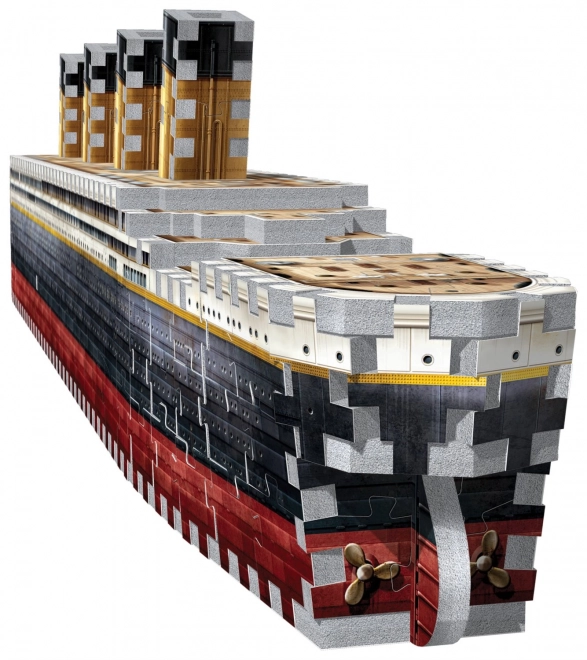 3D puzzle Titanic od Wrebbit