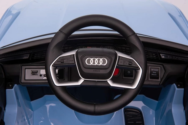 Auto na akumulátor Audi E-Tron modré
