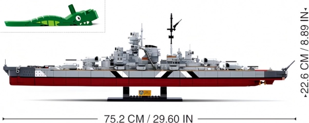 Impozantné rozmery a mierka 1:350