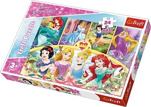 Trefl puzzle Disney princezny maxi 24 dielikov