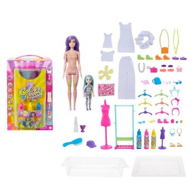 Barbie Color Reveal Neonová batika darčekový set