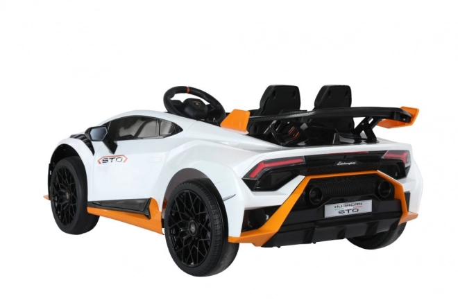 Auto na akumulátor Lamborghini STO Drift biele