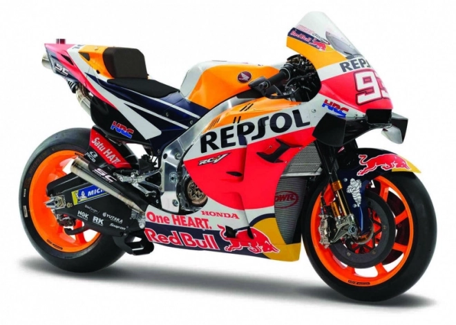 Model kovového motocyklu GP Racing Honda Repsol tím 1/18