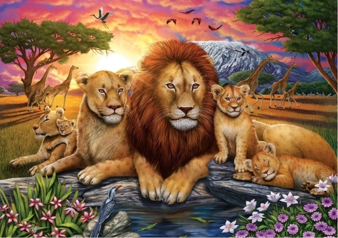Puzzle Rodina Levov 1000 dielikov