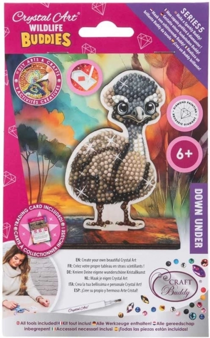 Diamantové maľovanie Emu - Crystal Art