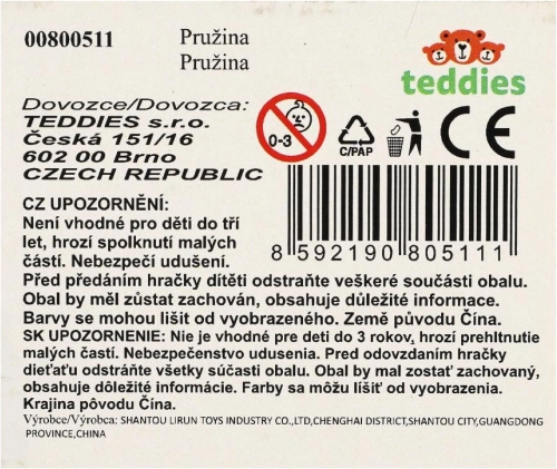 Plastová špirála s kovovým efektom
