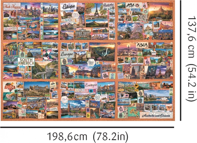 TrefL Puzzle Cesta tisíc míľ 13500 dielikov