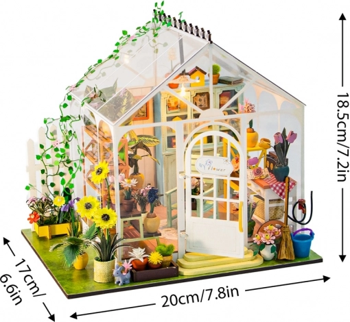 2Kids Toys miniatúrny domček Rozkvitnutý altánok