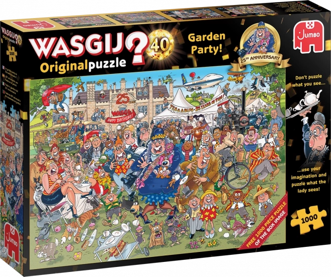 Jumbo Puzzle Wasgij 40: Záhradná oslava (25. výročie) 1000 dielikov