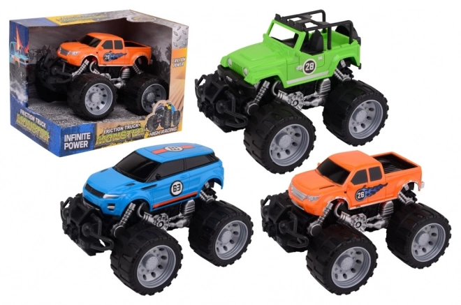 Monster truck s veľkými kolesami