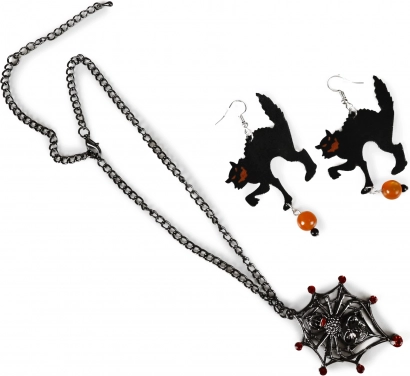 Sada šperkov Halloween pre dospelých