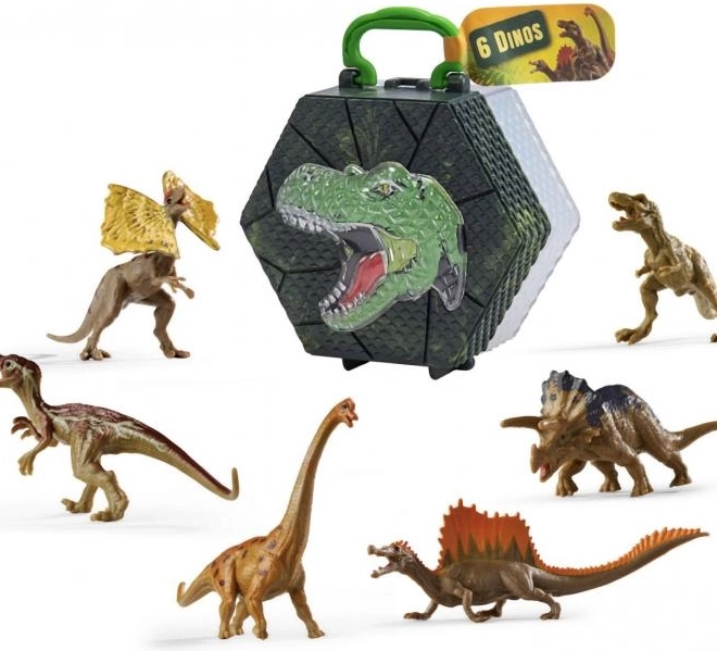 Figúrky dinosaurov 8-9 cm, sada 6 ks
