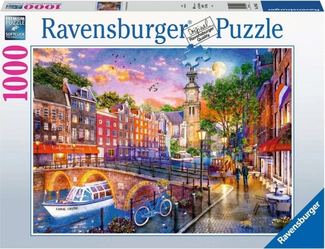 Ravensburger Puzzle Amsterdam 1000 kúskov