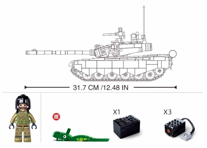 Sluban r/c tank ZTZ-99AS