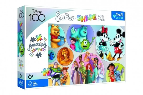 Puzzle Farebný svet Disney 160 XL Super Shape