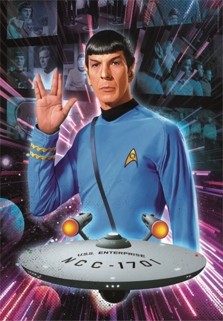 Puzzle CLEMENTONI Star Trek: Spock 500 dielikov