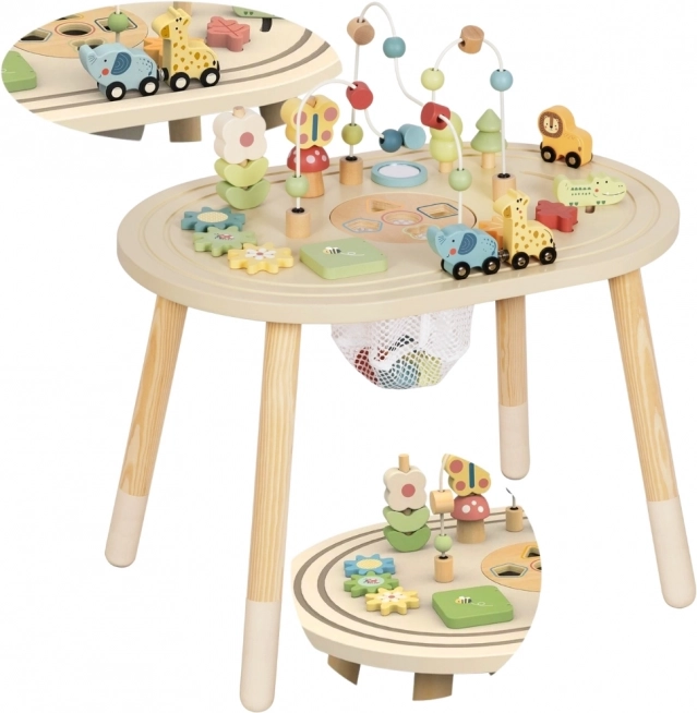 Drevený Stolek Aktivít Safari TOOKY TOY