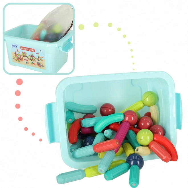 Magnetické kocky pre najmenších - 25 kusov
