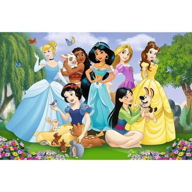 Puzzle Super Shape XL Disney princezné: V záhrade