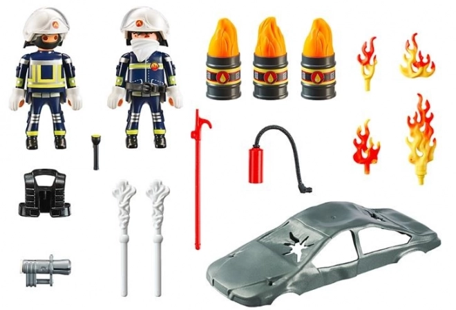 Playmobil City Action Cvičenie Požiarnej Stráže