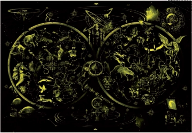 Svietiace puzzle Súhvezdie 1000 dielikov