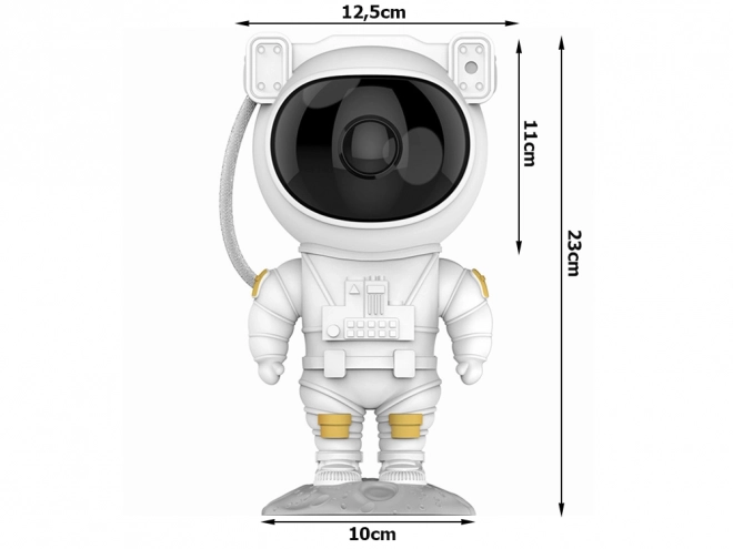 Hviezdny projektor astronaut nočné svetlo s diaľkovým ovládaním