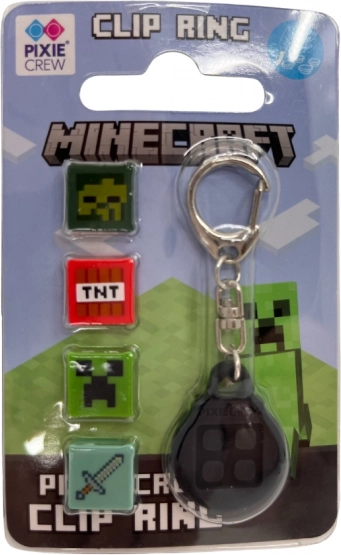 Pixie Crew & Minecraft Prívesok čierny s multipixelmi