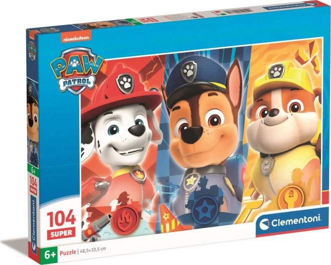 Puzzle Super 104 dielikov Paw Patrol