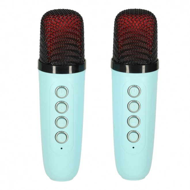 Karaoke reproduktor s USB a Bluetooth, modrý