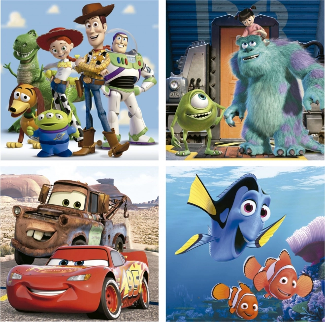 Educa Puzzle Disney Pixar 4v1