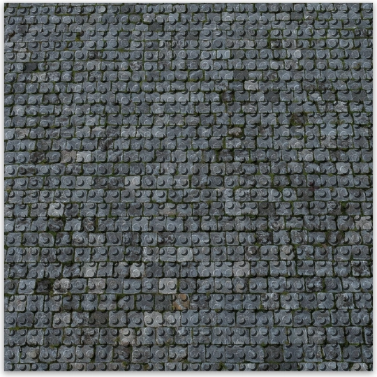 Dizajnová podložka BRIXIES Plus - dlažobné kocky 25,5 x 25,5 cm