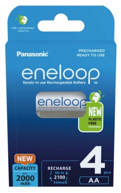 Akumulátory AA 2000mAh Panasonic Eneloop 4 ks