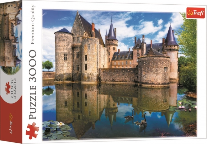 Puzzle Zámok Sully-sur-Loire, Francúzsko 3000 dielikov