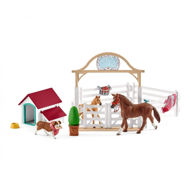 Schleich Horse Club Hostujúce kone s fenkou Ruby