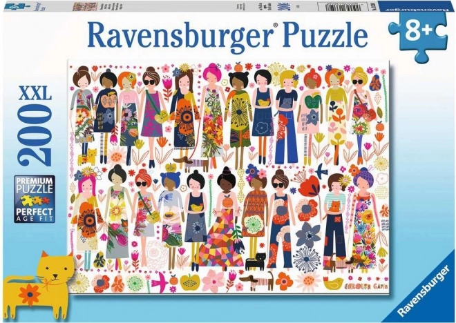 Ravensburger Puzzle Kvetinové Motívy XXL 200 dielikov