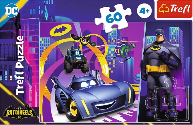 Puzzle Batman a Batwheels 60 dielikov