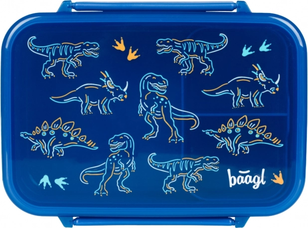 BAAGL desiatová krabica s priehradkami Dino