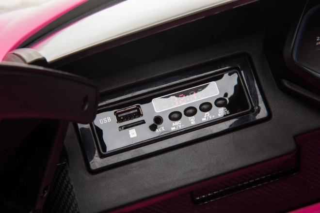 Lamborghini SIAN detské auto na batériu s ovládačom – Ružové