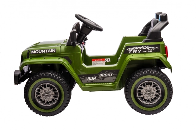 Detské auto na diaľkové ovládanie off road zelené