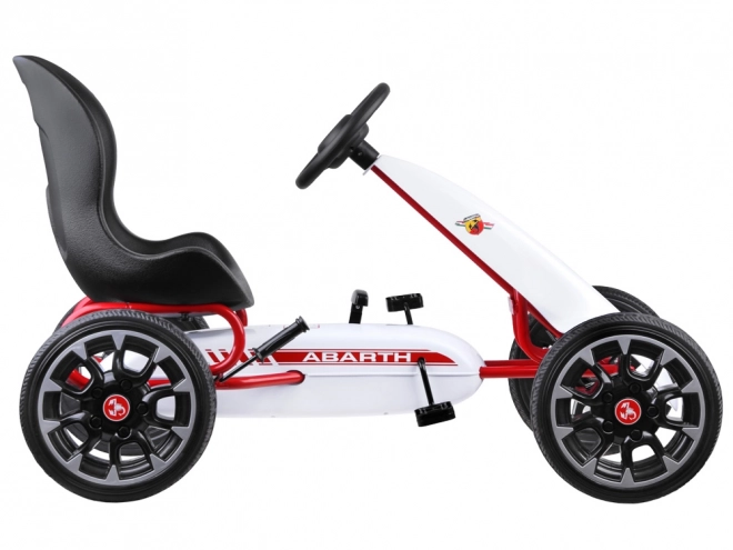 Gokart na pedále ABARTH s veľkými mäkkými kolesami