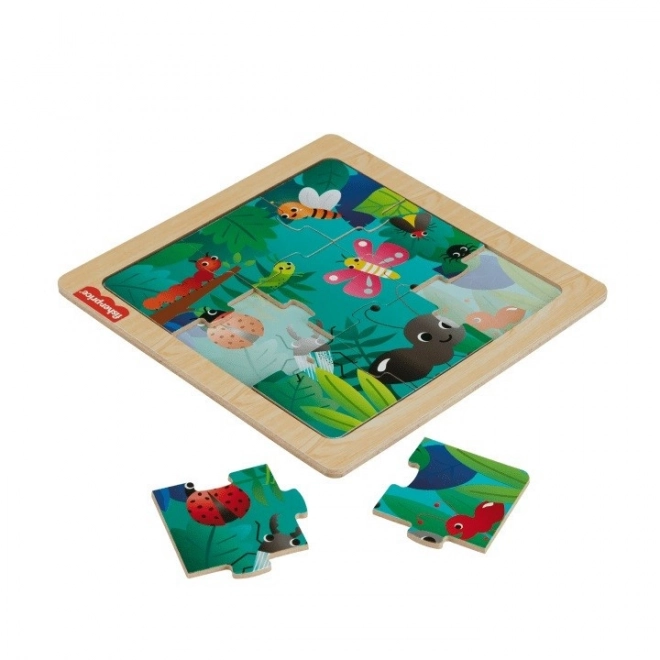 Drevené puzzle Fisher-Price so zvieratkami