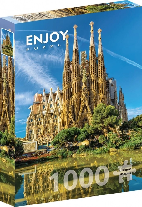 Puzzle Bazilika Sagrada Familia, Barcelona 1000 dielikov