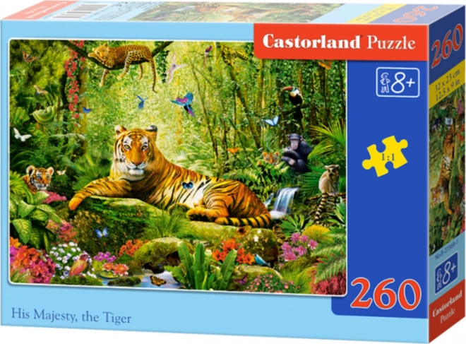 Castorland Puzzle Tigrí veličenstvo 260 dielikov