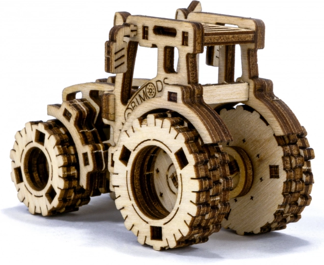 Drevené puzzle 3D - model traktor Fendt 210