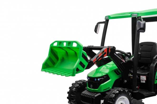 MEGA Traktor D68 s prívesom zelený