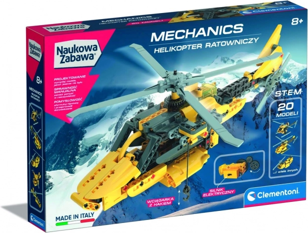 laboratórium mechaniky záchranný vrtuľník