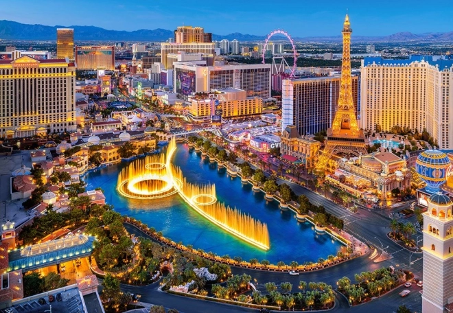 Puzzle Báječné Las Vegas 1500 dielikov