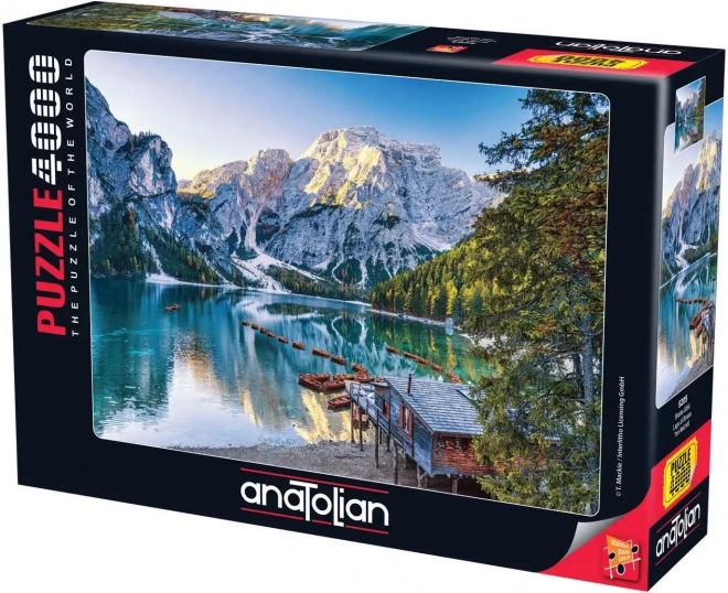 Puzzle Lago di Braies 4000 dielikov